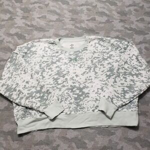 Under Armour Sweatshirt Womens XL Green Loose Pullover Long Sleeve Crew Neck